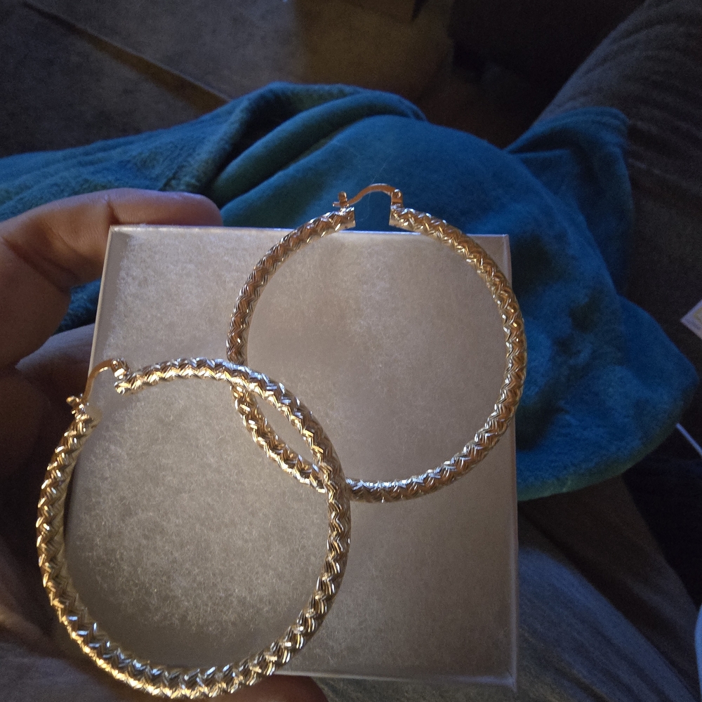 Elegant Gold Hoop Earrings